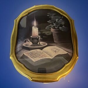 Vtg Home Interiors Gold Frame - J. Ross 'The Fruit of the Spirit' 16"x13" Print